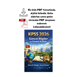 Güncel Bilgiler & Genel Kültür 2026 (PDF/DİJİTAL ÜRÜN)