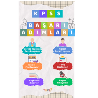 KPSS 2026 BAŞARI ADIMLARI (8 Aylık Ders Programı/Çalışma Defteri) (PDF/DİJİTAL ÜRÜ