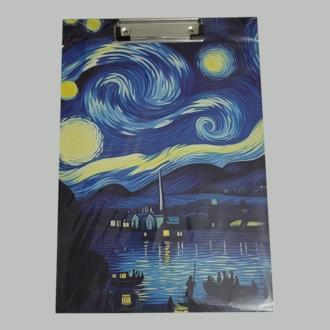 A4 Sekreterlik – Van Gogh Koleksiyonu (Yıldızlı Gece)