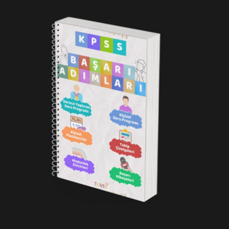 KPSS 2026 BAŞARI ADIMLARI (Planlayıcı / Ders Programı / Çalışma Defteri)
