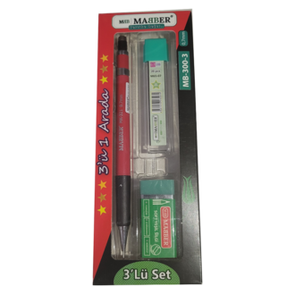 Üçlü Sınav Seti – 0,7 mm (Kalem + Silgi + Uç)