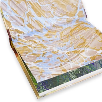 Ebru Tasarımlı El Yapımı Defter | ED-003