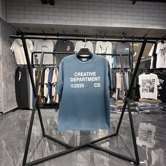 CREATIVE DEPARTMENT – Pistole Sprey Ön Baskı Oversize T-Shirt