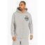 Paranoid Baskılı Fermuarlı Oversize Hoodie