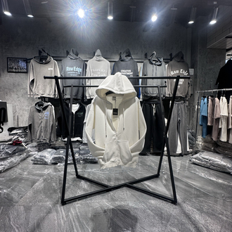 3 iplik Şardonlu Basic Ekru Fermuarlı Sweatshirt