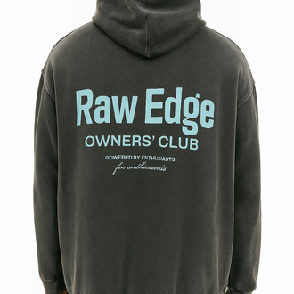 Oversize 3 İplik Asit Yıkamalı Hoodie