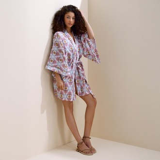 Tangier Pembe Kimono 