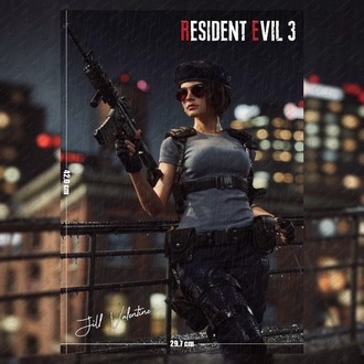 Jill Valentine A3 Poster