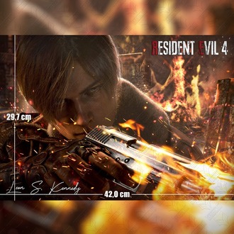 Leon S. Kennedy A3 Poster