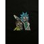 Rick And Morty Nakış İşlemeli Oversize T-shirt