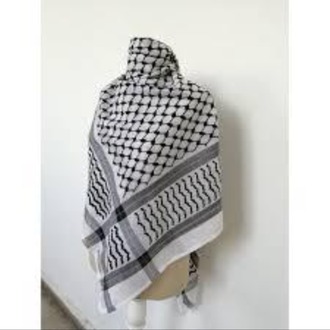 Unisex Filistin Çefye Yöresel Şal, Arap Şalı