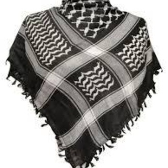 Unisex Filistin Çefye Yöresel Şal, Arap Şalı