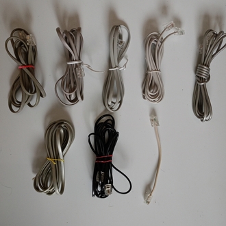 8 Adet Telefon/Modem RJ45 Kablo