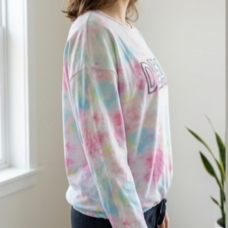 Batik Desenli Uzun Kollu Sweatshirt