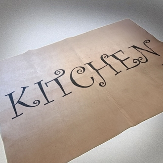 Kitchen Büyük Boy Mutfak Halısı