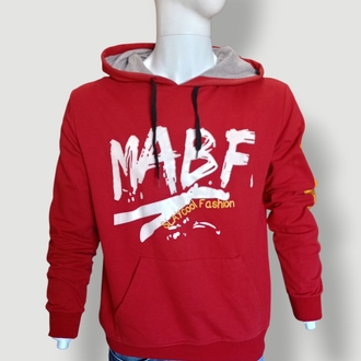 Mabf İthal Kapüşonlu Baskılı Sweatshirt