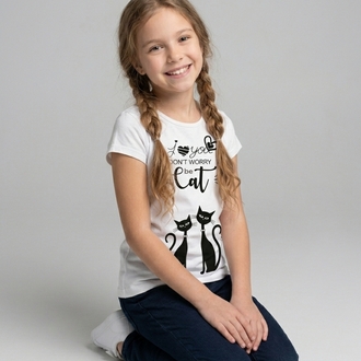 Kedi Baskılı T-shirt