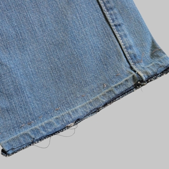 Açık Mavi Rahat Kesim Denim Jean 