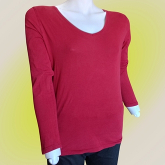 Bordo Kadın Sweatshirt