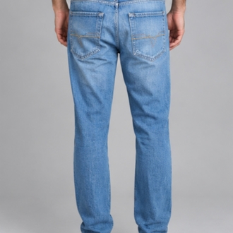 Açık Mavi Rahat Kesim Denim Jean 