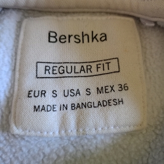 Bershka Unisex Beyaz Sweatshirt