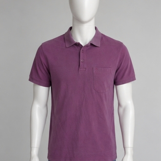 LCW Mor Polo Yaka Tişört 