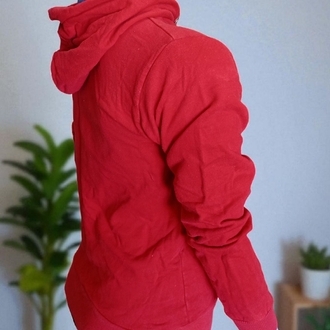 Kırmızı Abercrombie Unisex Sweatshirt