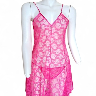 Pembe Fantazi Kombinezon Takım XL
