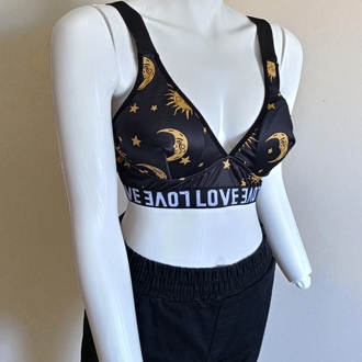 Desenli Baskılı Street Wear Büstiyer