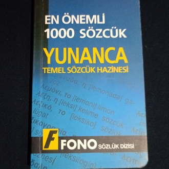 Yunanca Temel 1000 Sözcük Kitabı