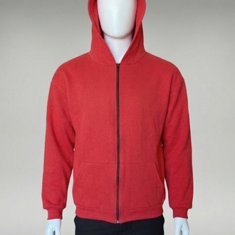 Kapüşonlu Fermuarlı Unisex Sweatshirt