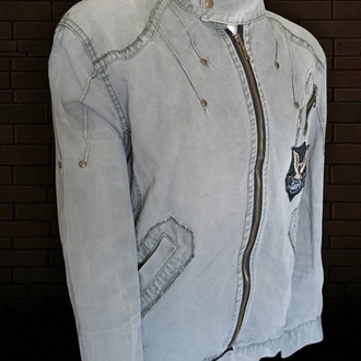 Gf Ferre Vintage Denim Erkek Pilot Mont