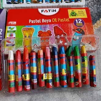 4 Paket Pastel Boya Setleri 12li Paketler 