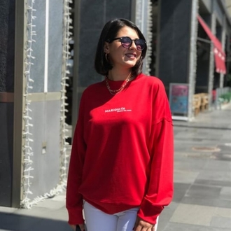 Mariquita Marka Kırmızı Sweatshirt