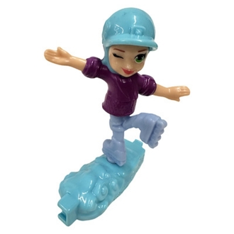Polly Pocket Scooterlu Kız Figürü