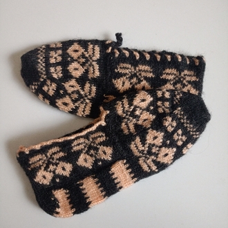 Beyaz Örme Yünlü Patik/Çorap 36/37/38