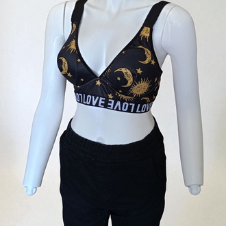 Desenli Baskılı Street Wear Büstiyer