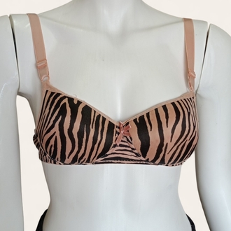 Zebra Desenli Sütyen (75)