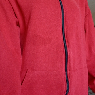 Kapüşonlu Fermuarlı Unisex Sweatshirt