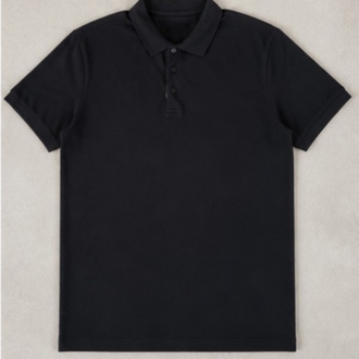Siyah Polo Yaka T-Shirt