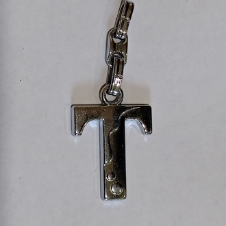 T Harfi Charm/Anahtarlık/Kolye
