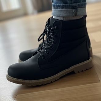 Unisex Siyah Bot 39 Numara