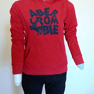Kırmızı Abercrombie Unisex Sweatshirt