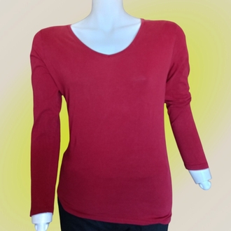 Bordo Kadın Sweatshirt