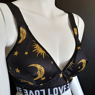 Desenli Baskılı Street Wear Büstiyer