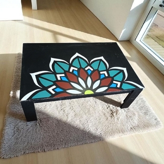 Vintage Ahşap Handmade Orta Sehpa