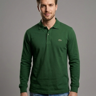 Lacoste Uzun Kollu Yeşil Sweatshirt