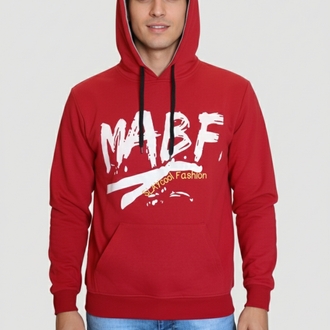 Mabf İthal Kapüşonlu Baskılı Sweatshirt