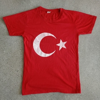 Türk Bayraklı Unisex Tişört