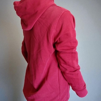 Bordo Kapüşonlu Unisex Sweatshirt